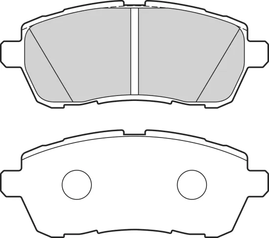 Bremsbelagsatz, Scheibenbremse Vorderachse VALEO 302682 Bild Bremsbelagsatz, Scheibenbremse Vorderachse VALEO 302682