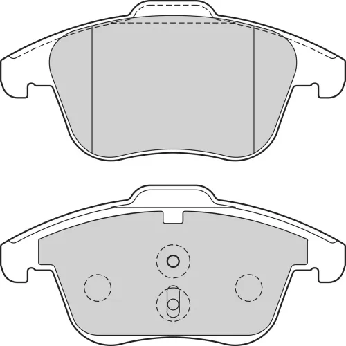 Bremsbelagsatz, Scheibenbremse Vorderachse VALEO 302684 Bild Bremsbelagsatz, Scheibenbremse Vorderachse VALEO 302684