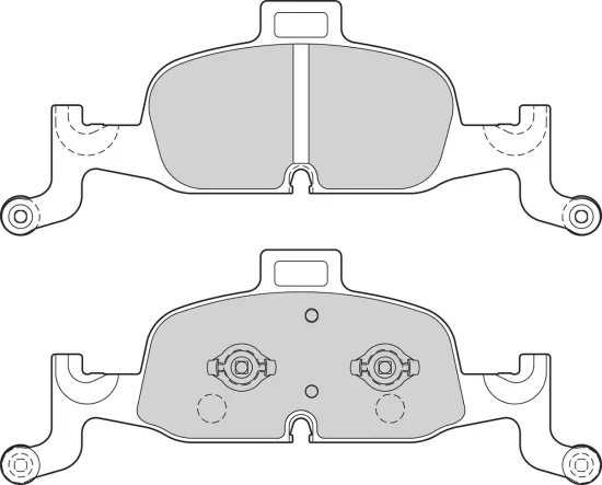 Bremsbelagsatz, Scheibenbremse Vorderachse VALEO 302685 Bild Bremsbelagsatz, Scheibenbremse Vorderachse VALEO 302685
