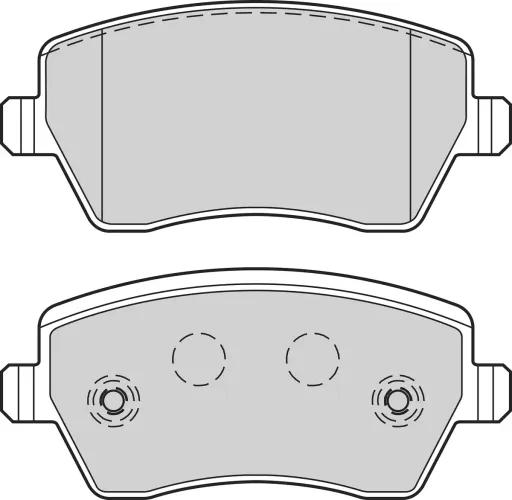 Bremsbelagsatz, Scheibenbremse Vorderachse VALEO 302686 Bild Bremsbelagsatz, Scheibenbremse Vorderachse VALEO 302686