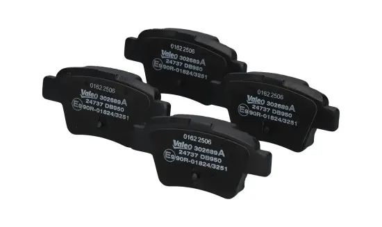 Bremsbelagsatz, Scheibenbremse Hinterachse VALEO 302689A Bild Bremsbelagsatz, Scheibenbremse Hinterachse VALEO 302689A