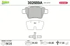 Bremsbelagsatz, Scheibenbremse Hinterachse VALEO 302689A