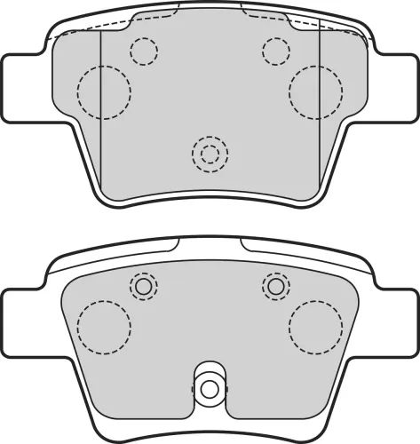 Bremsbelagsatz, Scheibenbremse Hinterachse VALEO 302689 Bild Bremsbelagsatz, Scheibenbremse Hinterachse VALEO 302689
