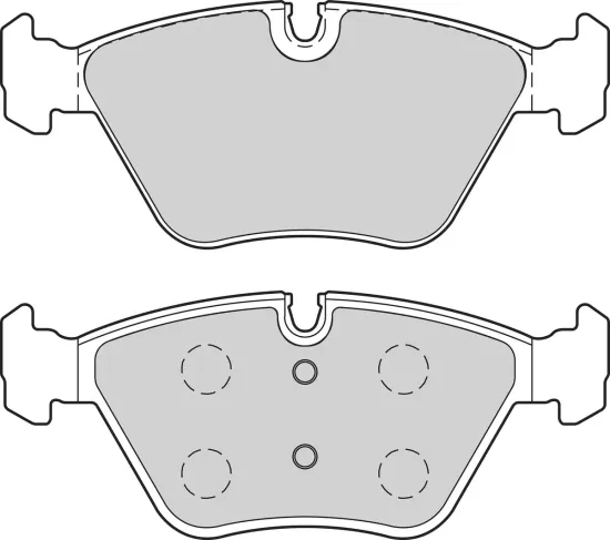 Bremsbelagsatz, Scheibenbremse Vorderachse VALEO 302692 Bild Bremsbelagsatz, Scheibenbremse Vorderachse VALEO 302692