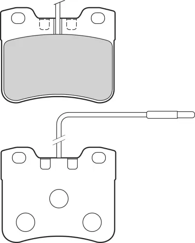 Bremsbelagsatz, Scheibenbremse Vorderachse VALEO 302693 Bild Bremsbelagsatz, Scheibenbremse Vorderachse VALEO 302693