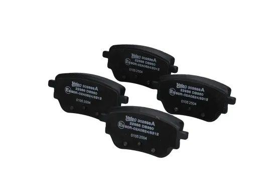 Bremsbelagsatz, Scheibenbremse Hinterachse VALEO 302698A Bild Bremsbelagsatz, Scheibenbremse Hinterachse VALEO 302698A