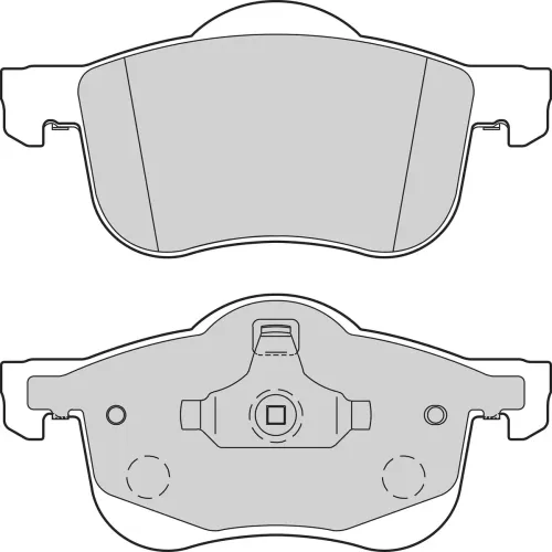 Bremsbelagsatz, Scheibenbremse Vorderachse VALEO 302699 Bild Bremsbelagsatz, Scheibenbremse Vorderachse VALEO 302699