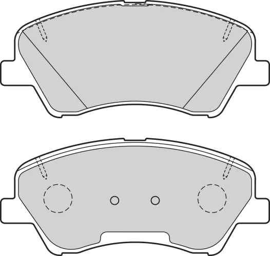 Bremsbelagsatz, Scheibenbremse Vorderachse VALEO 302700 Bild Bremsbelagsatz, Scheibenbremse Vorderachse VALEO 302700