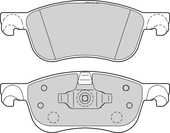 Bremsbelagsatz, Scheibenbremse Vorderachse VALEO 302703 Bild Bremsbelagsatz, Scheibenbremse Vorderachse VALEO 302703