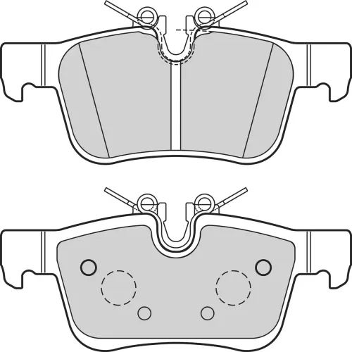 Bremsbelagsatz, Scheibenbremse Hinterachse VALEO 302705 Bild Bremsbelagsatz, Scheibenbremse Hinterachse VALEO 302705