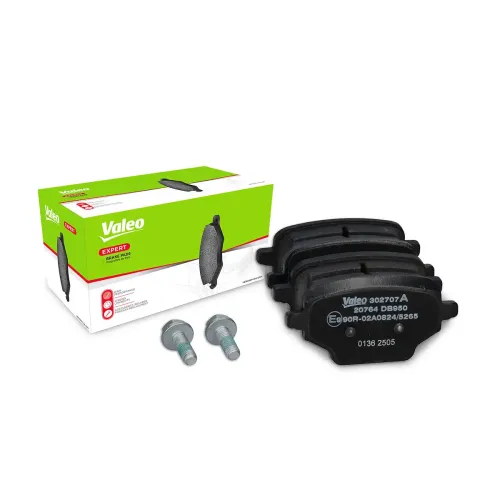 Bremsbelagsatz, Scheibenbremse Hinterachse VALEO 302707A Bild Bremsbelagsatz, Scheibenbremse Hinterachse VALEO 302707A