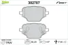 Bremsbelagsatz, Scheibenbremse Hinterachse VALEO 302707