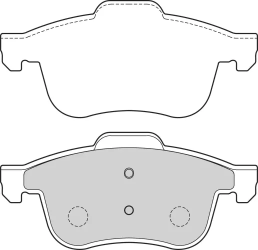 Bremsbelagsatz, Scheibenbremse Vorderachse VALEO 302708 Bild Bremsbelagsatz, Scheibenbremse Vorderachse VALEO 302708