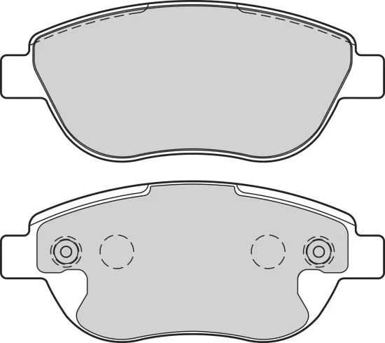 Bremsbelagsatz, Scheibenbremse Vorderachse VALEO 302710 Bild Bremsbelagsatz, Scheibenbremse Vorderachse VALEO 302710