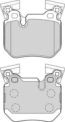 Bremsbelagsatz, Scheibenbremse Hinterachse VALEO 302712 Bild Bremsbelagsatz, Scheibenbremse Hinterachse VALEO 302712