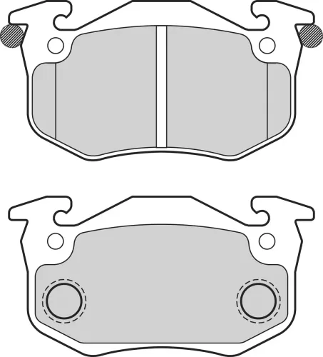 Bremsbelagsatz, Scheibenbremse Vorderachse VALEO 302714 Bild Bremsbelagsatz, Scheibenbremse Vorderachse VALEO 302714