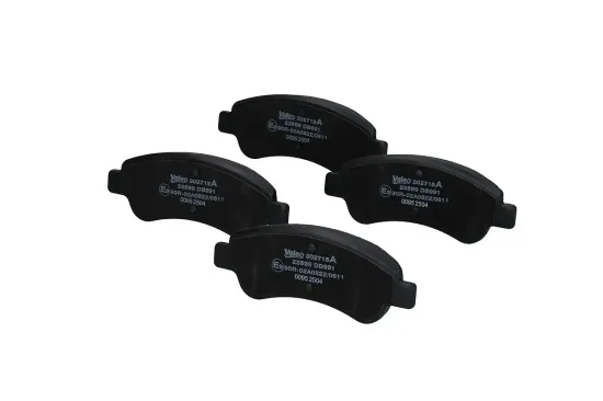 Bremsbelagsatz, Scheibenbremse Vorderachse VALEO 302715A Bild Bremsbelagsatz, Scheibenbremse Vorderachse VALEO 302715A