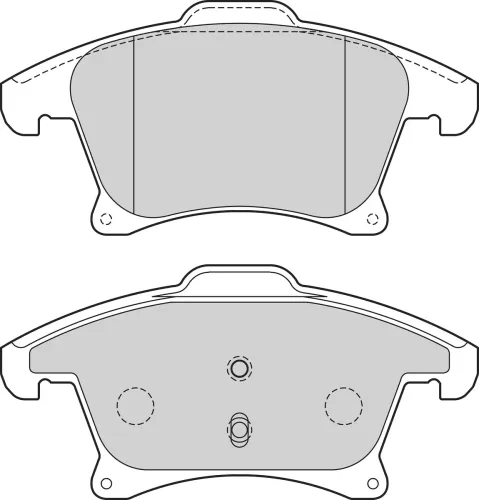 Bremsbelagsatz, Scheibenbremse Vorderachse VALEO 302717 Bild Bremsbelagsatz, Scheibenbremse Vorderachse VALEO 302717