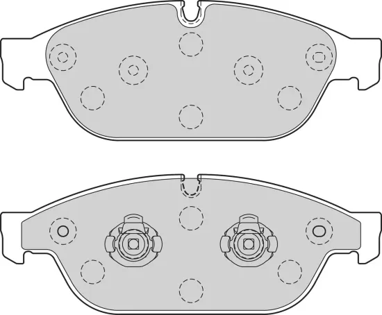 Bremsbelagsatz, Scheibenbremse Vorderachse VALEO 302720 Bild Bremsbelagsatz, Scheibenbremse Vorderachse VALEO 302720