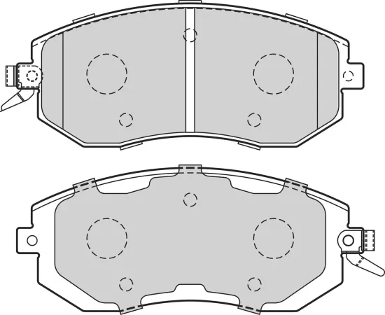 Bremsbelagsatz, Scheibenbremse Vorderachse VALEO 302722 Bild Bremsbelagsatz, Scheibenbremse Vorderachse VALEO 302722