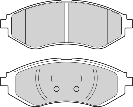 Bremsbelagsatz, Scheibenbremse Vorderachse VALEO 302724 Bild Bremsbelagsatz, Scheibenbremse Vorderachse VALEO 302724