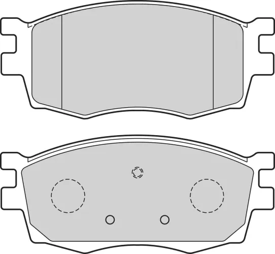 Bremsbelagsatz, Scheibenbremse Vorderachse VALEO 302725 Bild Bremsbelagsatz, Scheibenbremse Vorderachse VALEO 302725