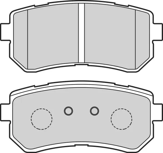 Bremsbelagsatz, Scheibenbremse Hinterachse VALEO 302726 Bild Bremsbelagsatz, Scheibenbremse Hinterachse VALEO 302726