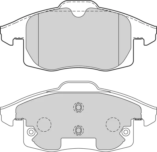 Bremsbelagsatz, Scheibenbremse Vorderachse VALEO 302730 Bild Bremsbelagsatz, Scheibenbremse Vorderachse VALEO 302730