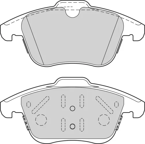 Bremsbelagsatz, Scheibenbremse Vorderachse VALEO 302731 Bild Bremsbelagsatz, Scheibenbremse Vorderachse VALEO 302731