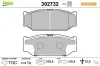 Bremsbelagsatz, Scheibenbremse Vorderachse VALEO 302732 Bild Bremsbelagsatz, Scheibenbremse Vorderachse VALEO 302732