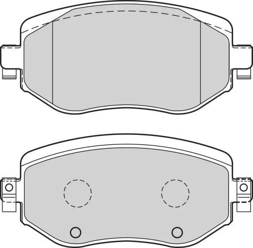Bremsbelagsatz, Scheibenbremse Vorderachse VALEO 302735 Bild Bremsbelagsatz, Scheibenbremse Vorderachse VALEO 302735