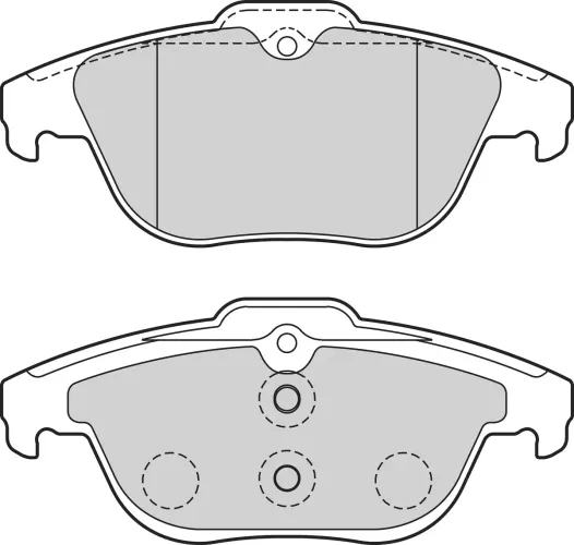 Bremsbelagsatz, Scheibenbremse Hinterachse VALEO 302738 Bild Bremsbelagsatz, Scheibenbremse Hinterachse VALEO 302738