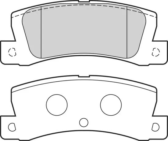 Bremsbelagsatz, Scheibenbremse Hinterachse VALEO 302741 Bild Bremsbelagsatz, Scheibenbremse Hinterachse VALEO 302741