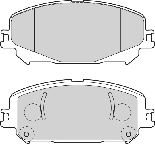 Bremsbelagsatz, Scheibenbremse Vorderachse VALEO 302743 Bild Bremsbelagsatz, Scheibenbremse Vorderachse VALEO 302743
