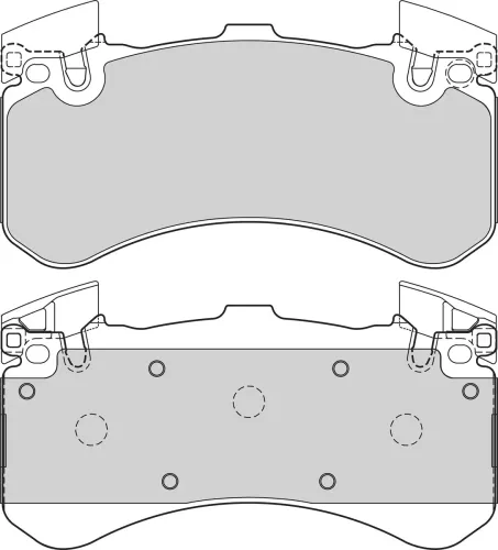 Bremsbelagsatz, Scheibenbremse Vorderachse VALEO 302745 Bild Bremsbelagsatz, Scheibenbremse Vorderachse VALEO 302745