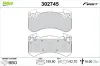 Bremsbelagsatz, Scheibenbremse Vorderachse VALEO 302745