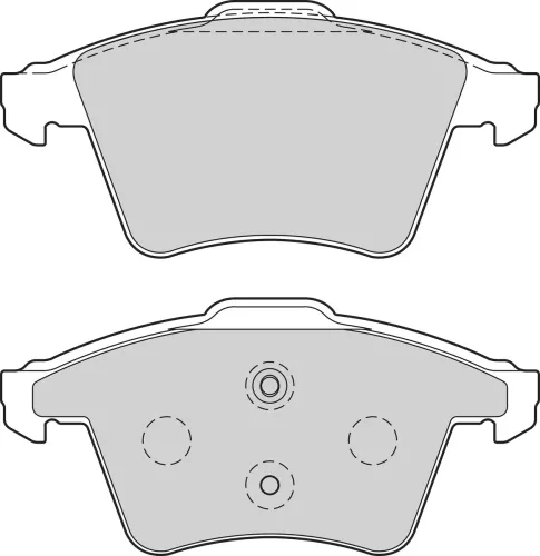 Bremsbelagsatz, Scheibenbremse Vorderachse VALEO 302746 Bild Bremsbelagsatz, Scheibenbremse Vorderachse VALEO 302746