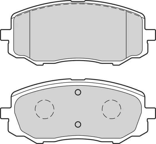 Bremsbelagsatz, Scheibenbremse Vorderachse VALEO 302754 Bild Bremsbelagsatz, Scheibenbremse Vorderachse VALEO 302754