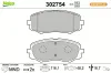 Bremsbelagsatz, Scheibenbremse Vorderachse VALEO 302754 Bild Bremsbelagsatz, Scheibenbremse Vorderachse VALEO 302754