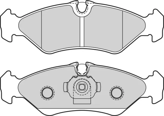 Bremsbelagsatz, Scheibenbremse Hinterachse VALEO 302755 Bild Bremsbelagsatz, Scheibenbremse Hinterachse VALEO 302755