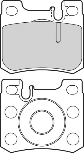 Bremsbelagsatz, Scheibenbremse Hinterachse VALEO 302757 Bild Bremsbelagsatz, Scheibenbremse Hinterachse VALEO 302757
