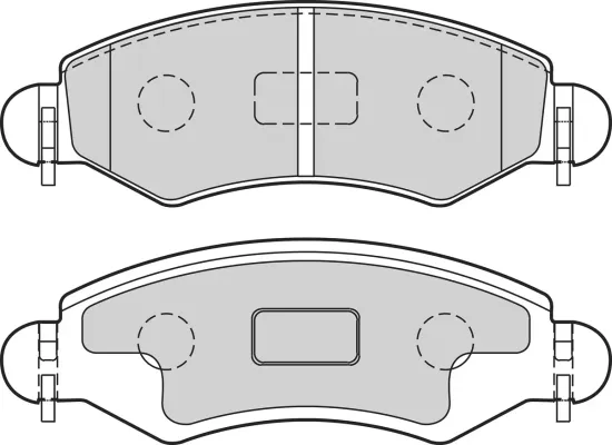 Bremsbelagsatz, Scheibenbremse Vorderachse VALEO 302758 Bild Bremsbelagsatz, Scheibenbremse Vorderachse VALEO 302758