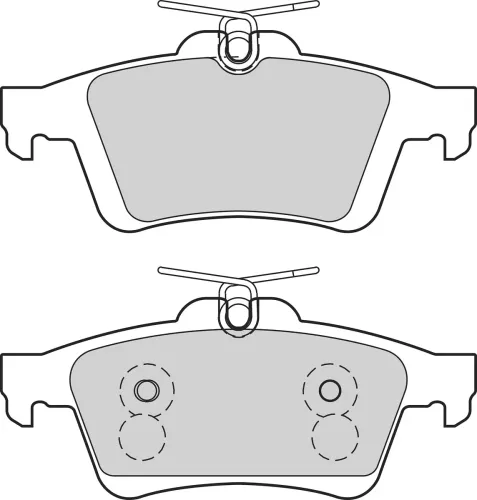 Bremsbelagsatz, Scheibenbremse Hinterachse VALEO 302760 Bild Bremsbelagsatz, Scheibenbremse Hinterachse VALEO 302760