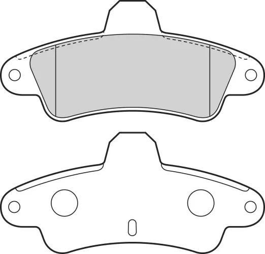 Bremsbelagsatz, Scheibenbremse Hinterachse VALEO 302763 Bild Bremsbelagsatz, Scheibenbremse Hinterachse VALEO 302763