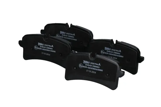 Bremsbelagsatz, Scheibenbremse Hinterachse VALEO 302764A Bild Bremsbelagsatz, Scheibenbremse Hinterachse VALEO 302764A