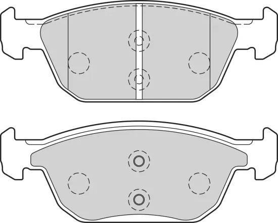 Bremsbelagsatz, Scheibenbremse Vorderachse VALEO 302765 Bild Bremsbelagsatz, Scheibenbremse Vorderachse VALEO 302765