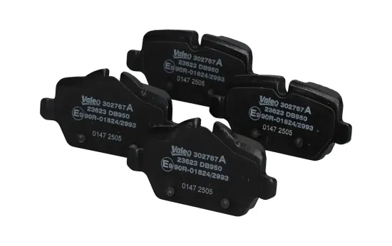 Bremsbelagsatz, Scheibenbremse Hinterachse VALEO 302767A Bild Bremsbelagsatz, Scheibenbremse Hinterachse VALEO 302767A