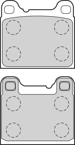 Bremsbelagsatz, Scheibenbremse Hinterachse VALEO 302770 Bild Bremsbelagsatz, Scheibenbremse Hinterachse VALEO 302770