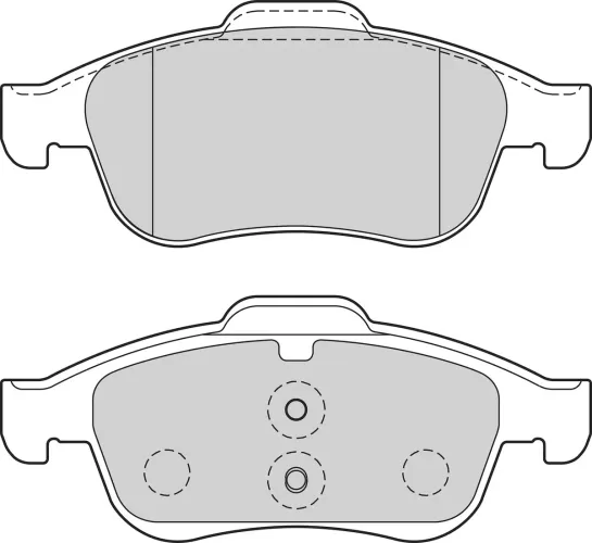 Bremsbelagsatz, Scheibenbremse Vorderachse VALEO 302771 Bild Bremsbelagsatz, Scheibenbremse Vorderachse VALEO 302771