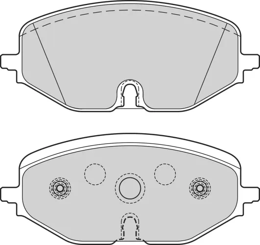 Bremsbelagsatz, Scheibenbremse Vorderachse VALEO 302773 Bild Bremsbelagsatz, Scheibenbremse Vorderachse VALEO 302773